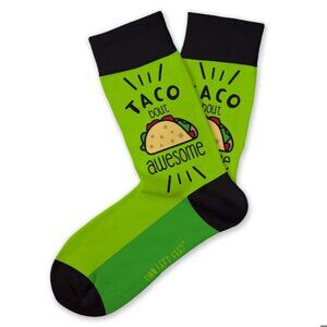 Two Left Feet- Kids Socks-- "Taco Bout Awesome"